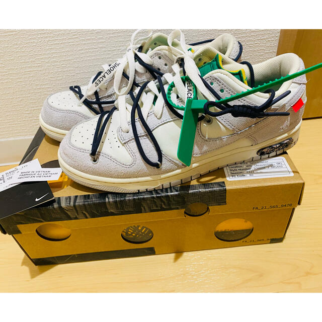 OFF-WHITE(オフホワイト)のOff-White NIKE dunk lot20 メンズの靴/シューズ(スニーカー)の商品写真