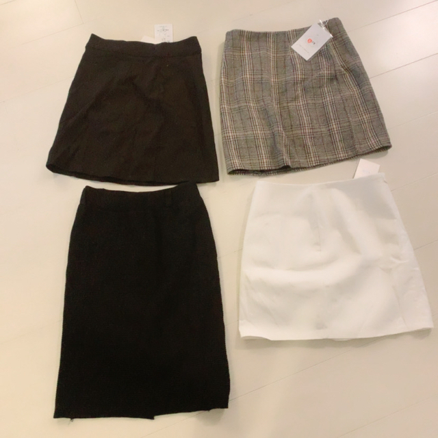 ミニスカート 台形スカート レディースのスカート(ミニスカート)の商品写真