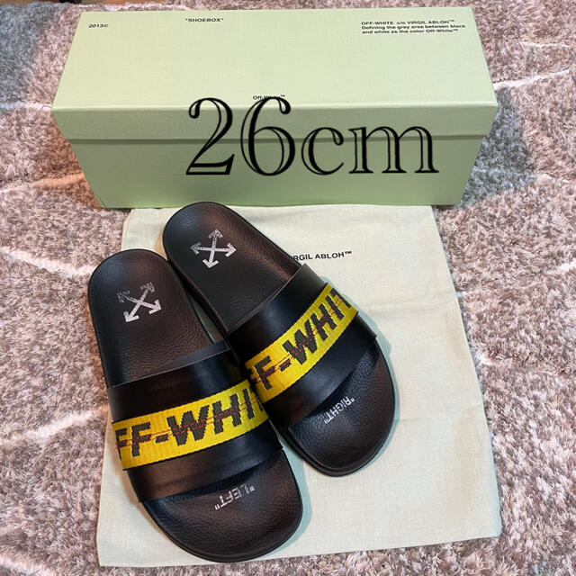 OFF-WHITE(オフホワイト)のオフホワイト　サンダル　26センチ メンズの靴/シューズ(サンダル)の商品写真