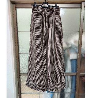 マウジー(moussy)の新品未使用　moussy　ストライプワイドパンツ(カジュアルパンツ)