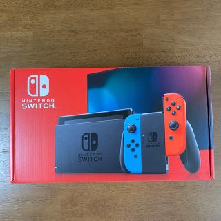 ニンテンドースイッチ(Nintendo Switch)の新品未開封　Nintendo Switch 本体 ネオンブルー/ネオンレッド(家庭用ゲーム機本体)