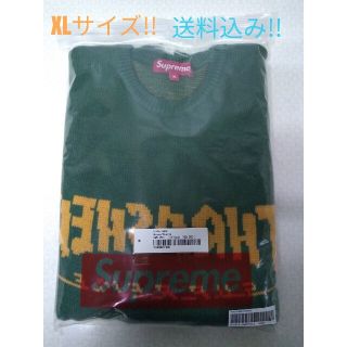 シュプリーム(Supreme)のSupreme Thrasher Sweater Green XLサイズ(ニット/セーター)