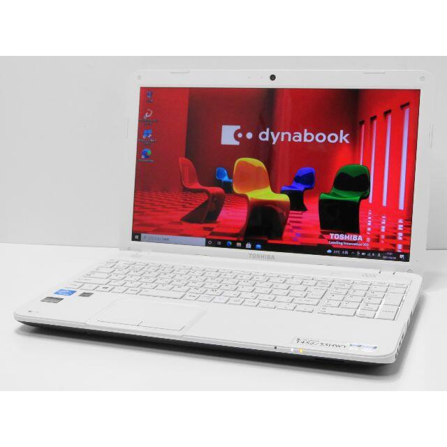 東芝 - リュクスホワイト WebCam Dynabook T452/33HWY