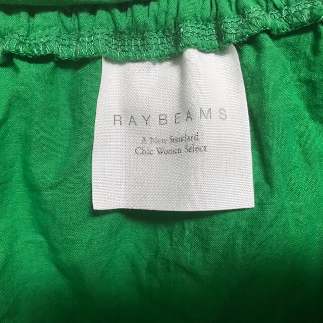 Ray BEAMS(レイビームス)のRay Beams グリーンワンピース レディースのワンピース(ミニワンピース)の商品写真