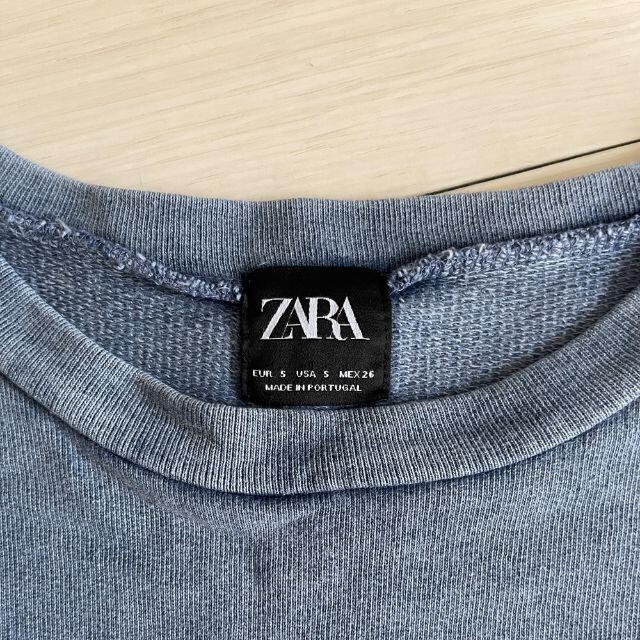 ZARA(ザラ)のZARA　スウェットワンピース レディースのワンピース(ひざ丈ワンピース)の商品写真