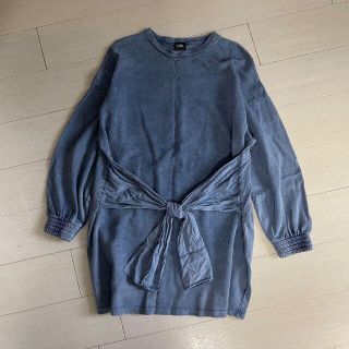 ザラ(ZARA)のZARA　スウェットワンピース(ひざ丈ワンピース)