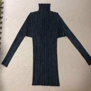 プリーツプリーズイッセイミヤケ(PLEATS PLEASE ISSEY MIYAKE)のプリーツプリーズ　トップス　グレー杢調3(カットソー(長袖/七分))