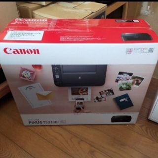 キヤノン(Canon)のCanon インクジェット複合機 PIXUS TS3330 ブラック インク無し(PC周辺機器)