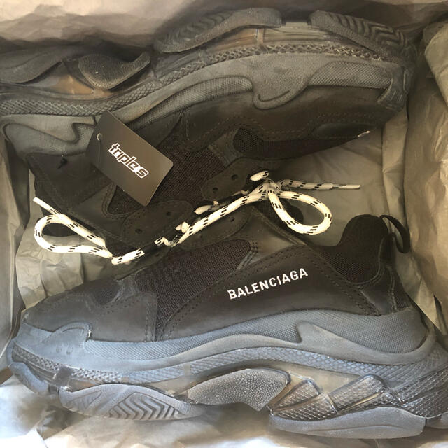 靴/シューズBalenciaga triple s clear sole