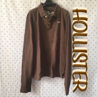 ホリスター(Hollister)のHollisterホリスター海外限定 longスリーブサーフポロシャツ M(スウェット)