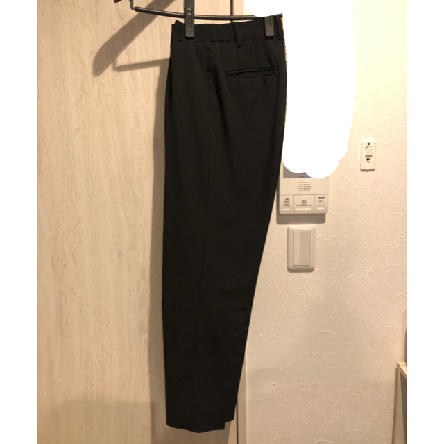 【1児の怪獣mama♡様専用】SUIT SELECT パンツスーツ 黒ストライプ レディースのフォーマル/ドレス(スーツ)の商品写真