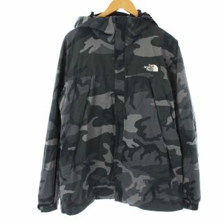 ザノースフェイス(THE NORTH FACE)のザノースフェイス マウンテンパーカー 迷彩 カモフラ XL グレー(マウンテンパーカー)