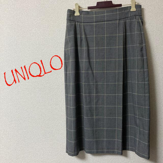 ユニクロ(UNIQLO)のユニクロ タイトチェックスカート(ひざ丈スカート)