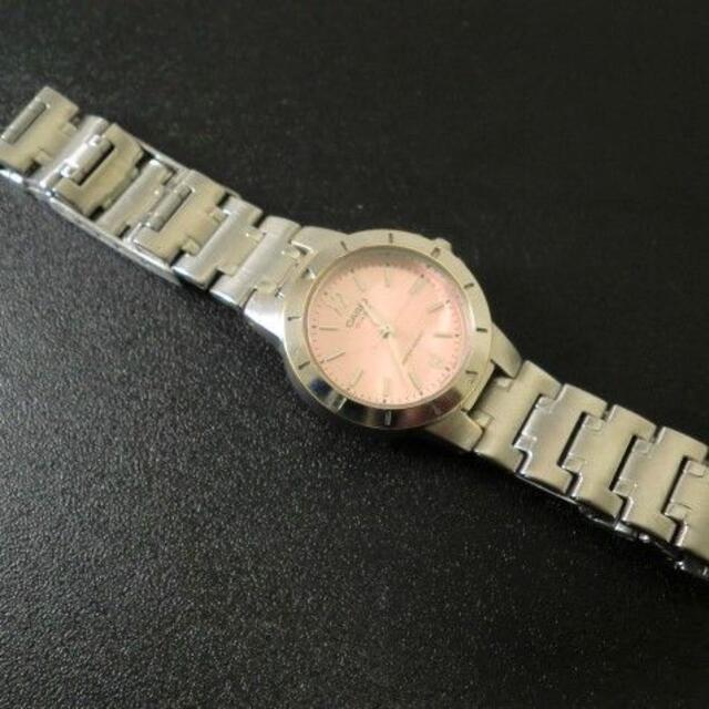 CASIO(カシオ)の【稼働品】 カシオ LTP-1177 ピンク文字盤　電池交換済 レディースのファッション小物(腕時計)の商品写真