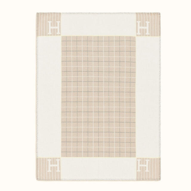 Hermes(エルメス)の(新品)最新作 エルメス ブランケット 毛布 膝掛け アヴァロン・パスパス インテリア/住まい/日用品の寝具(毛布)の商品写真