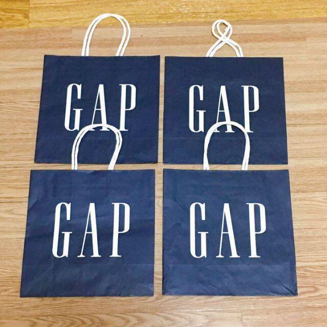 GAP(ギャップ)のGAP ショップ袋 4枚セット レディースのバッグ(ショップ袋)の商品写真