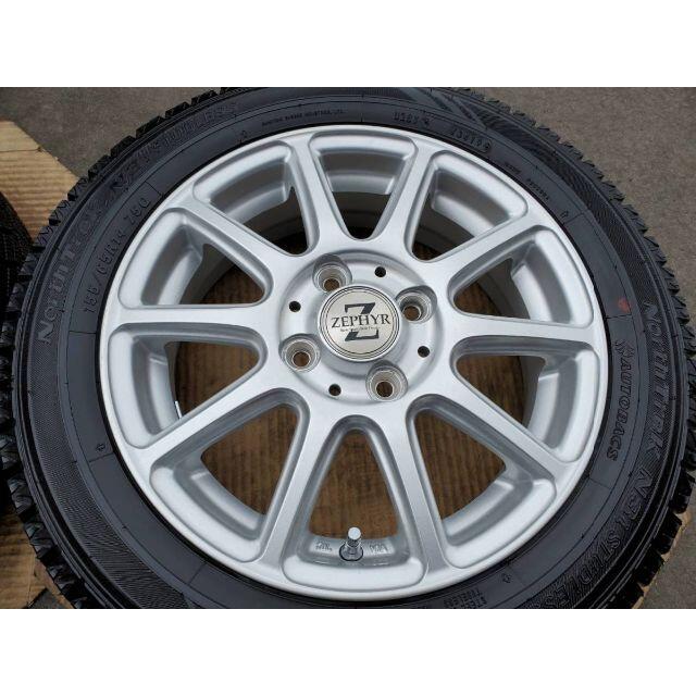 ZEPHYR 14インチスタッドレスセット 155/65R14 軽自動車に！ 4