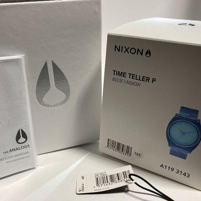 NIXON(ニクソン)のニクソン TIME TELLER P BLUE タイムテラーP 腕時計 防水仕様 メンズの時計(腕時計(アナログ))の商品写真