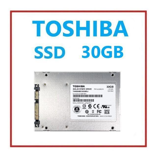 RY-168-TOSHIBA 30GB SSD 厚み9㎜ 10点なし商品状態