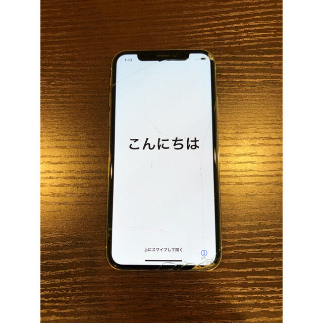 iPhoneX  64GB 画面割れスマートフォン/携帯電話