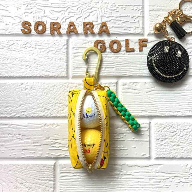 ゴルフボールポーチ★ゴルフボールケース★sorara.178_golf