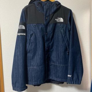 シュプリーム(Supreme)のSupreme North Face Denim Dot Shot Jacket(マウンテンパーカー)