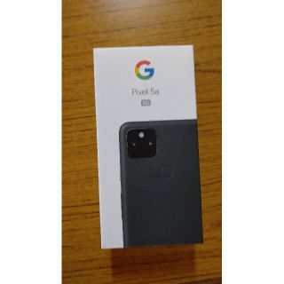 グーグルピクセル(Google Pixel)のPixel5a (5G) 128GB mostly black新品　未使用(スマートフォン本体)