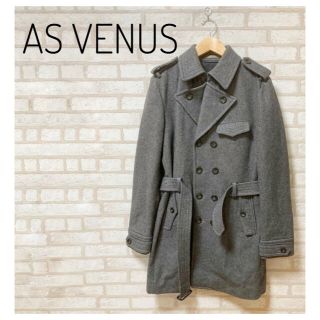 アズヴィーナス(ASVENUS)の【美品】 ASVENUS アズビーナス メンズ トレンチコート M グレー(トレンチコート)