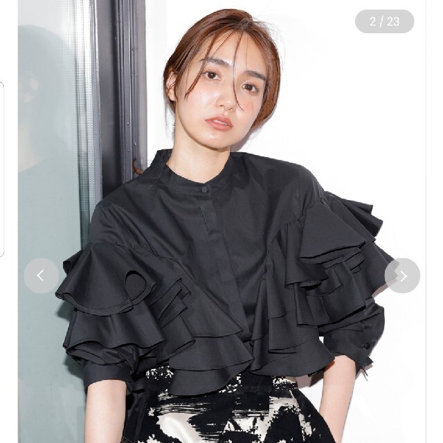 MYLAN マイラン One Shoulder Ribbon Tops シャツ | filmekimi.iksv.org