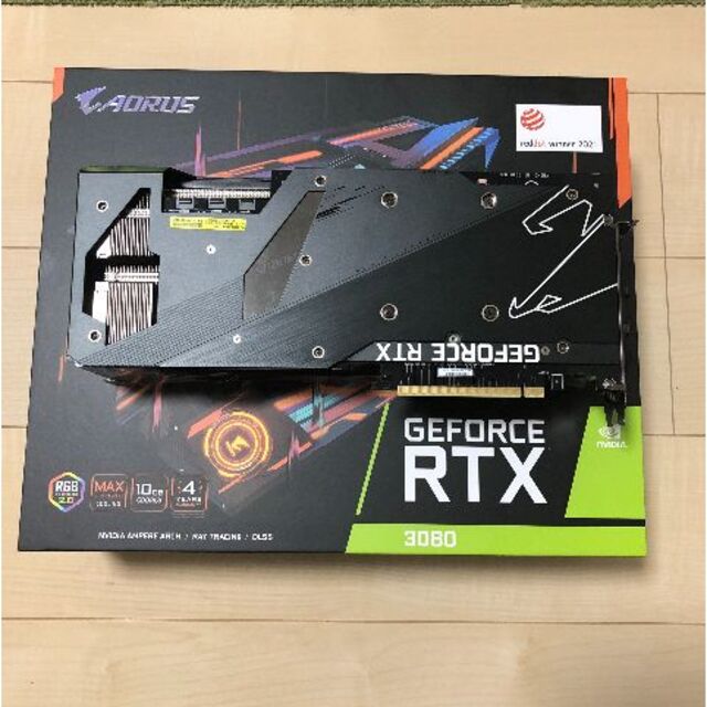 AORUS GeForce RTX 3080 XTREME 10G(REV1) スマホ/家電/カメラのPC/タブレット(PCパーツ)の商品写真