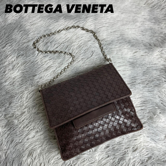 【 大感謝セール】 Bottega Veneta - ●美品●BOTTEGA VENETAボッテガヴェネタ　チェーンショルダーバッグ ショルダーバッグ