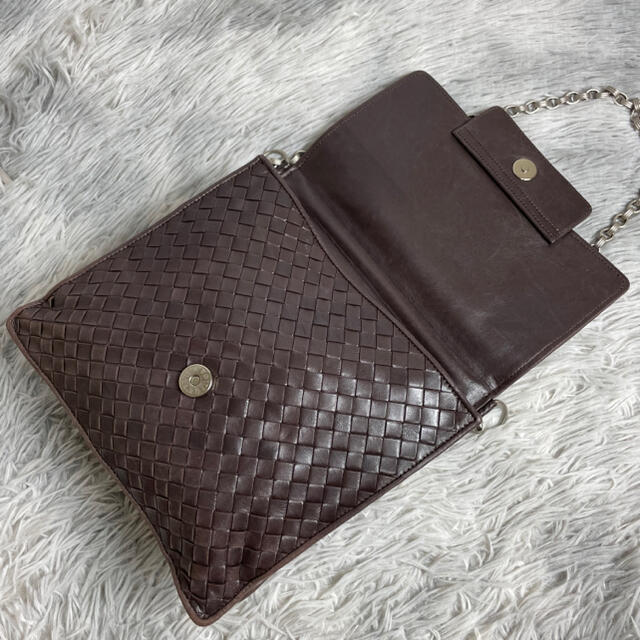 Bottega Veneta(ボッテガヴェネタ)の●美品●BOTTEGA VENETAボッテガヴェネタ　チェーンショルダーバッグ レディースのバッグ(ショルダーバッグ)の商品写真