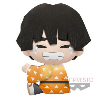 バンプレスト(BANPRESTO)の我妻善逸ぬいぐるみ　鬼滅の刃(ぬいぐるみ)