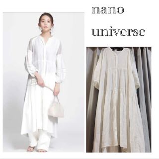 ナノユニバース(nano・universe)のnano universe ロングワンピ　カーディガン(ロングワンピース/マキシワンピース)