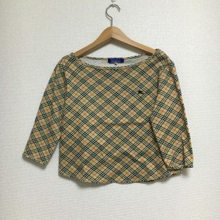 バーバリー(BURBERRY)の正規品 Burberry bluelabel チェック柄 カットソー(カットソー(長袖/七分))