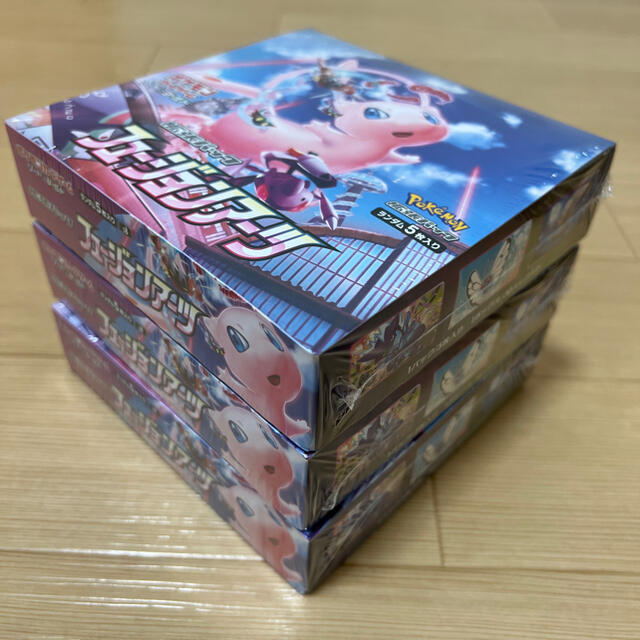 エンタメ/ホビーフュージョンアーツ　未開封シュリンク付き　3box