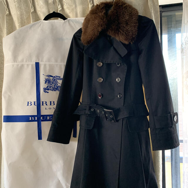 BURBERRY BLUE LABLE トレンチコート 黒-