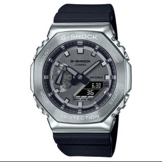 カシオ(CASIO)のカシオ G-SHOCK GM-2100-1AJF カシオーク メタル シルバー(腕時計(アナログ))