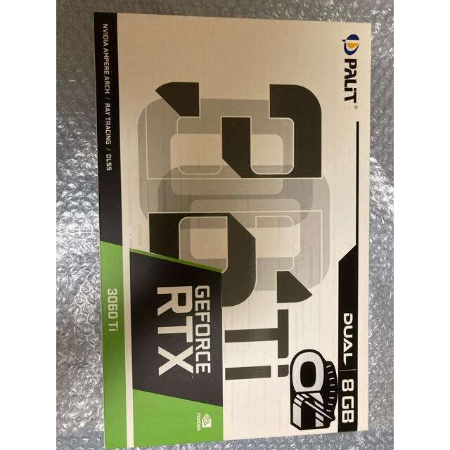 PCパーツPalit RTX 3060 Ti Dual OC 8GB LHR版