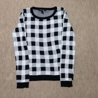 フォーエバートゥエンティーワン(FOREVER 21)のブロックチェックニット(ニット/セーター)