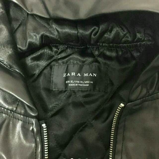 ZARA(ザラ)のZARA MAN フェイクレザージャケット メンズのジャケット/アウター(レザージャケット)の商品写真