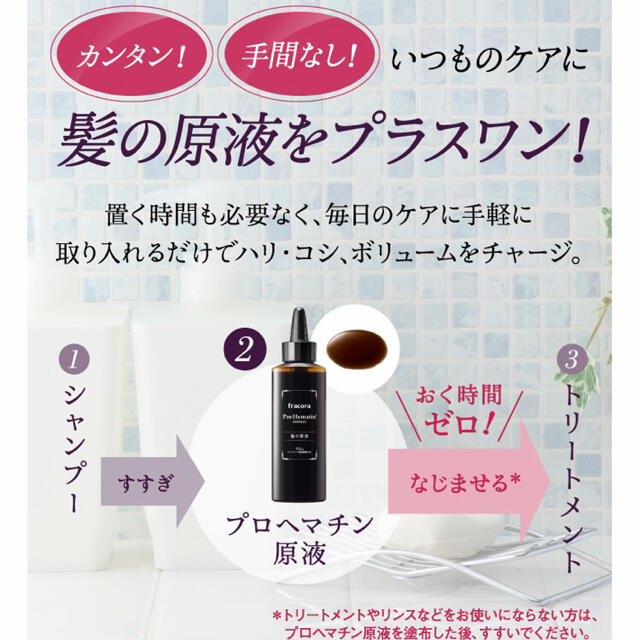 フラコラ(フラコラ)のフラコラ プロヘマチン原液  100ml【特典】プラセンタ潤白マスク コスメ/美容のヘアケア/スタイリング(トリートメント)の商品写真