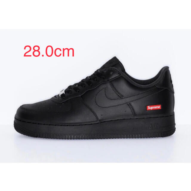 Supreme®/Nike® Air Force 1 Low エアフォース1BlackSIZE