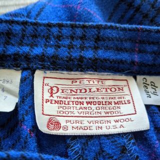 ペンドルトン(PENDLETON)のPENDLETON アメリカ製 ヴィンテージ スカート US製 ペンドルトン(ひざ丈スカート)