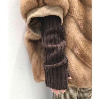 アパルトモンドゥーズィエムクラス(L'Appartement DEUXIEME CLASSE)の未使用◆KNIT GLOVE  アームウォーマー(手袋)