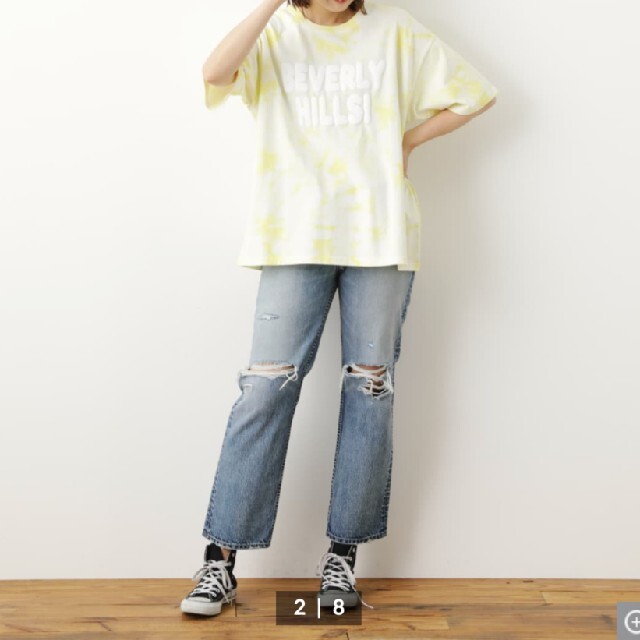 RODEO CROWNS WIDE BOWL(ロデオクラウンズワイドボウル)の新品　Solid tie dye Tシャツ メンズのトップス(Tシャツ/カットソー(七分/長袖))の商品写真