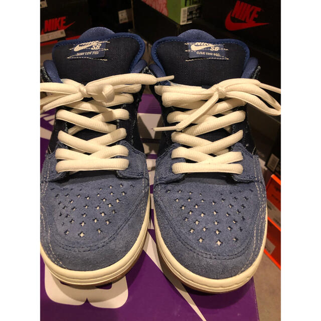 NIKE SB DUNK LOW DENIM GUM 刺子