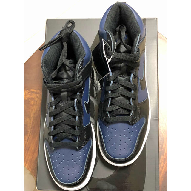 NIKE Dunk High x Fragment Midnight Navy