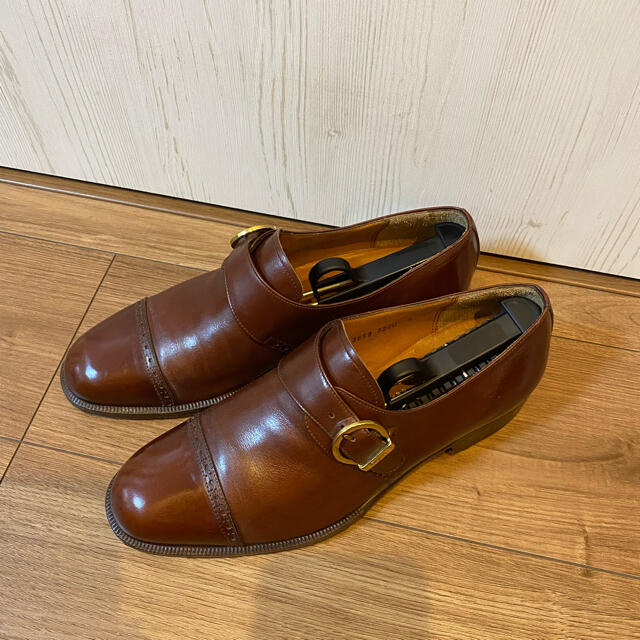 SalvatoreFerragamo(フェラガモ)メンズシューズモンクストラップ-