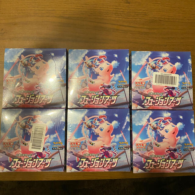 ポケモンカード フュージョンアーツ 6box シュリンク付き - Box/デッキ ...